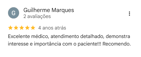 Depoimento Google Dr. Leanderson Rodrigues Bonfim